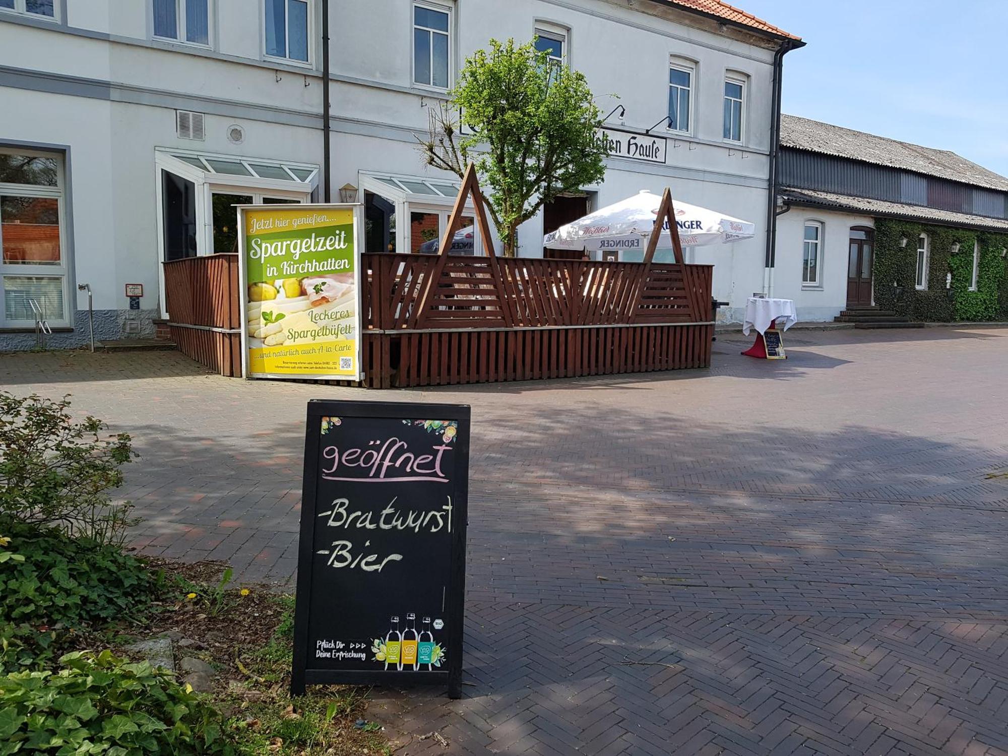 Hotel & Restaurant Zum Deutschen Hause Kirchhatten Bagian luar foto